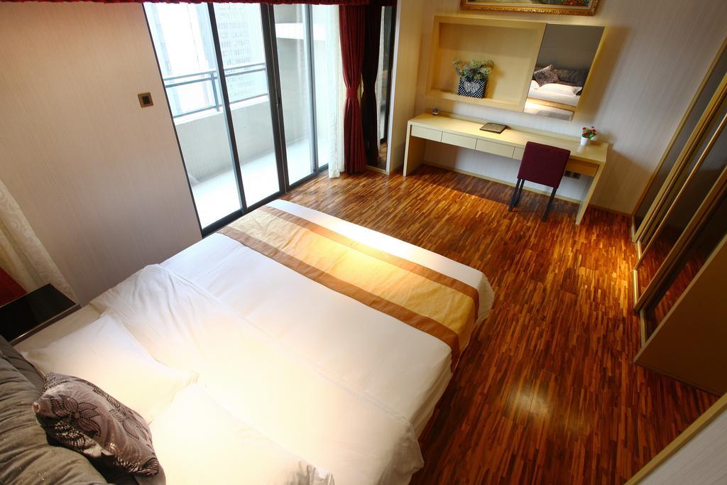 Heefun Apartment Hotel Guangzhou - Poly D Plaza Branch Habitación foto