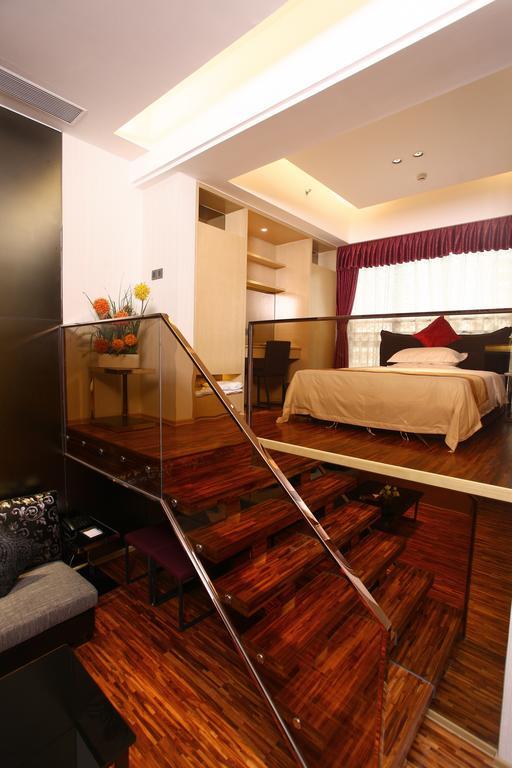 Heefun Apartment Hotel Guangzhou - Poly D Plaza Branch Habitación foto