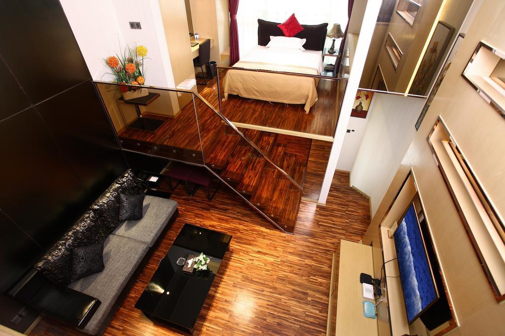 Heefun Apartment Hotel Guangzhou - Poly D Plaza Branch Habitación foto