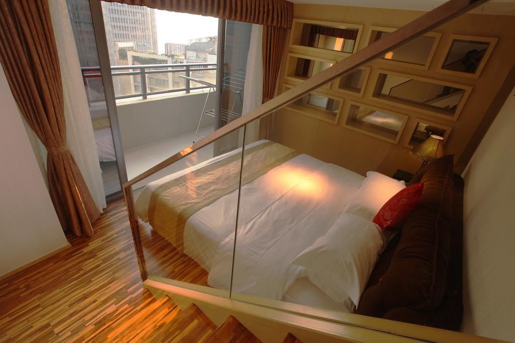 Heefun Apartment Hotel Guangzhou - Poly D Plaza Branch Habitación foto